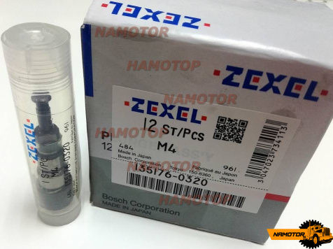Плунжер топливного насоса 135176-0320, 129108-51100, M4. 4D84. 3TNE82. 3TNB80. ZEXEL
